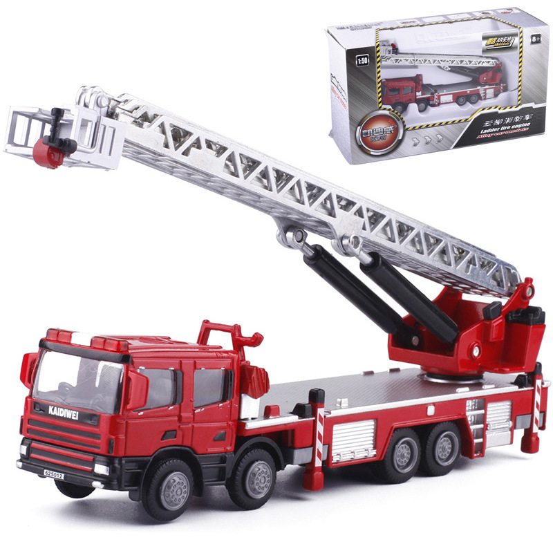 Fire Escape Ladder - Legering 1:50 Ladder Brandweerwagen Model, Hoge-Kwaliteit