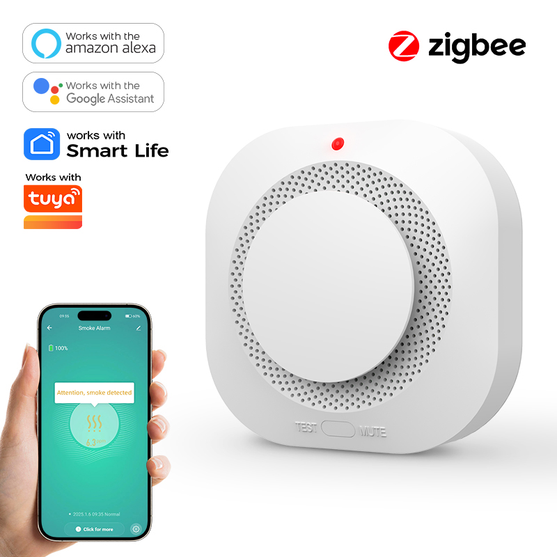 ZIGBEE Rookmelder voor thuisbe - Smoke Detector Interconnected recensie en prijs
