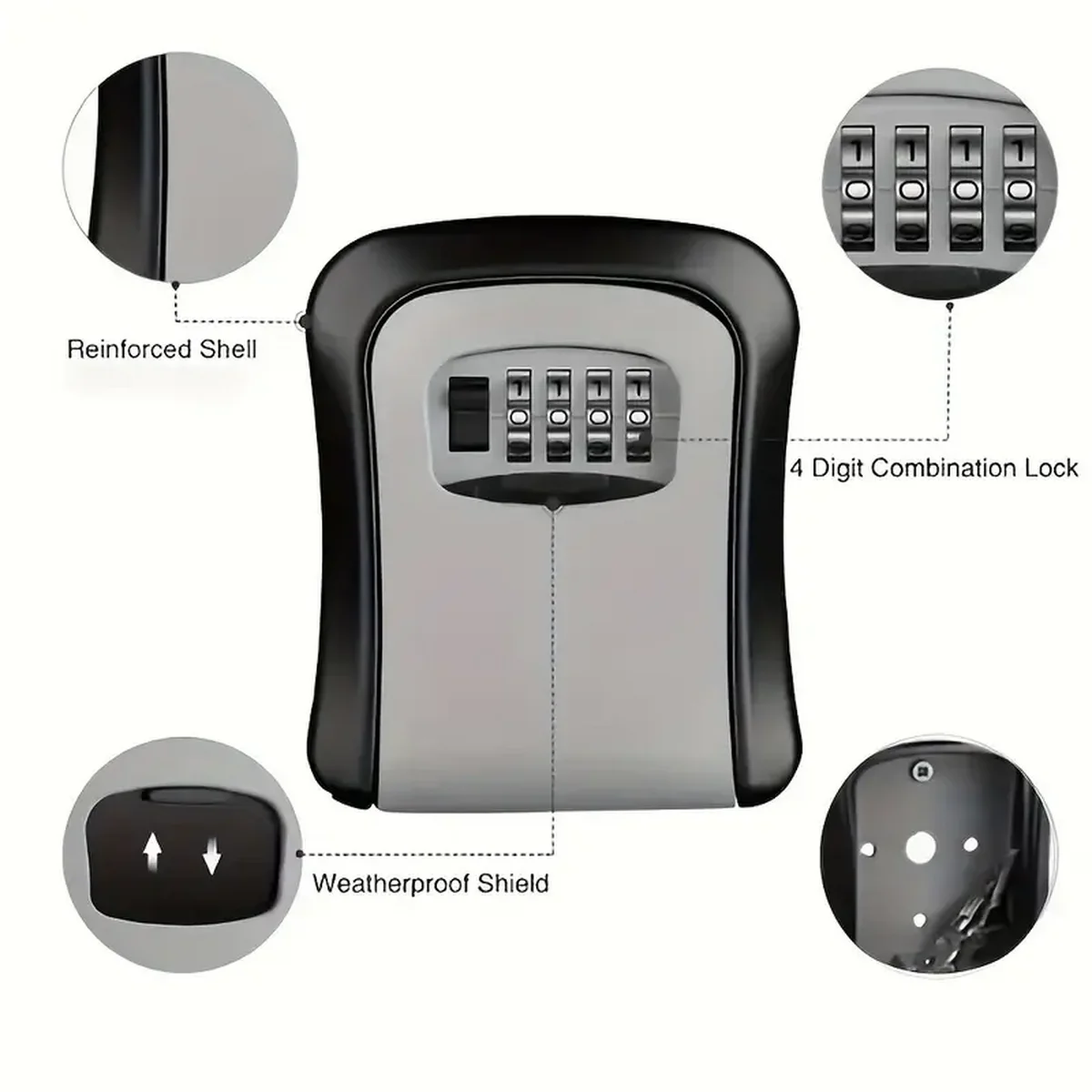 Waterdichte draagbare combinat - Lockbox Key Secure recensie en prijs