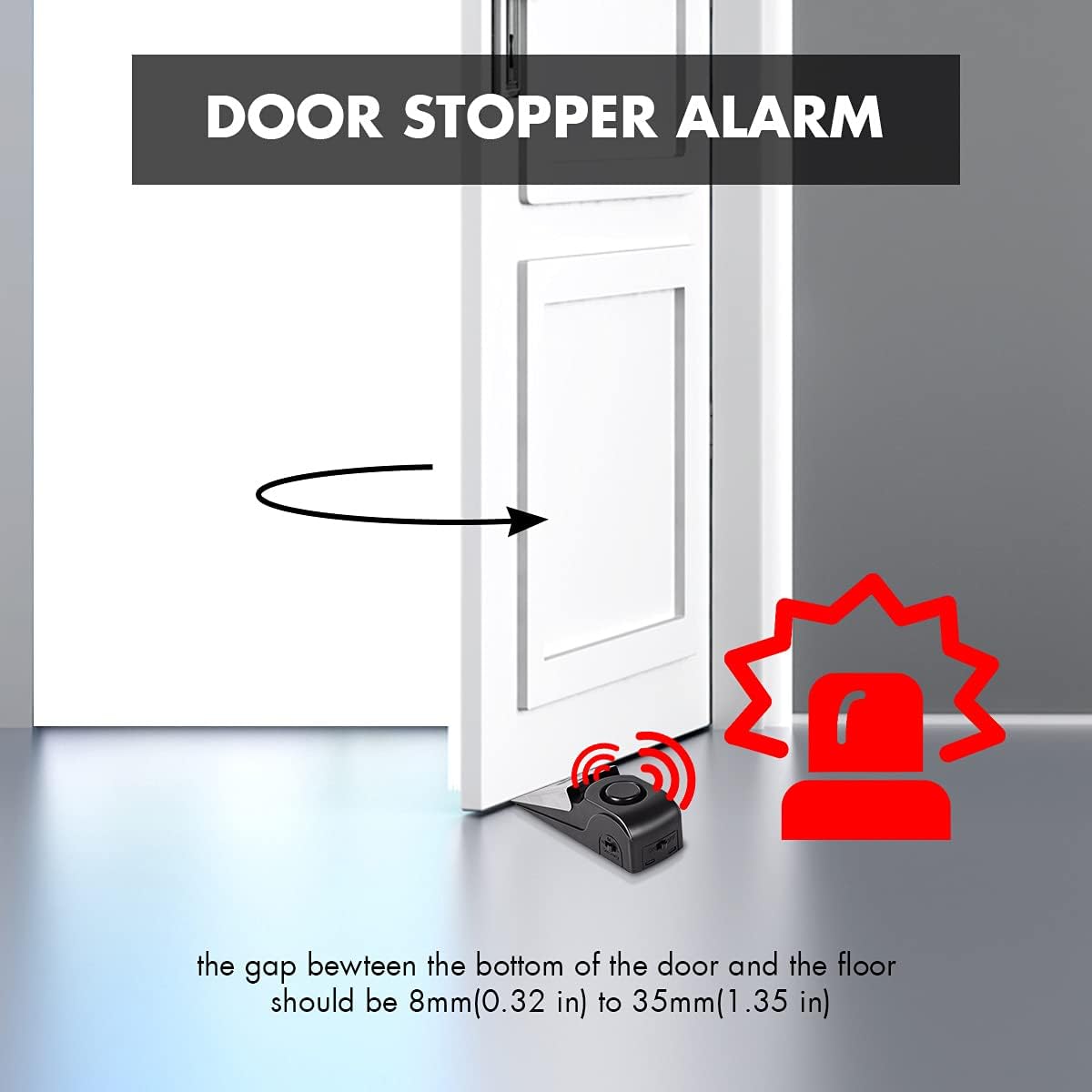 Deurstopalarm, deurstopper met - Door Stop Alarm recensie en prijs