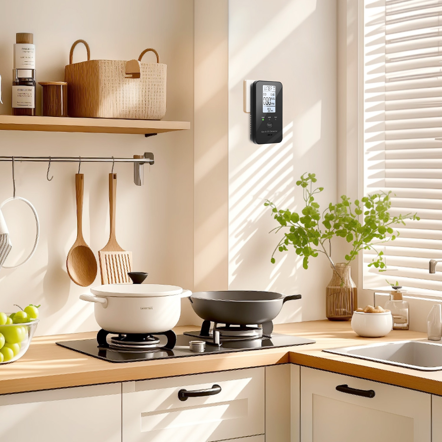 Aardgas- en koolmonoxidedetect - Co Detector Plug recensie en prijs